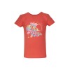 Koraalroze t-shirt 'La playa' - Morgana coral